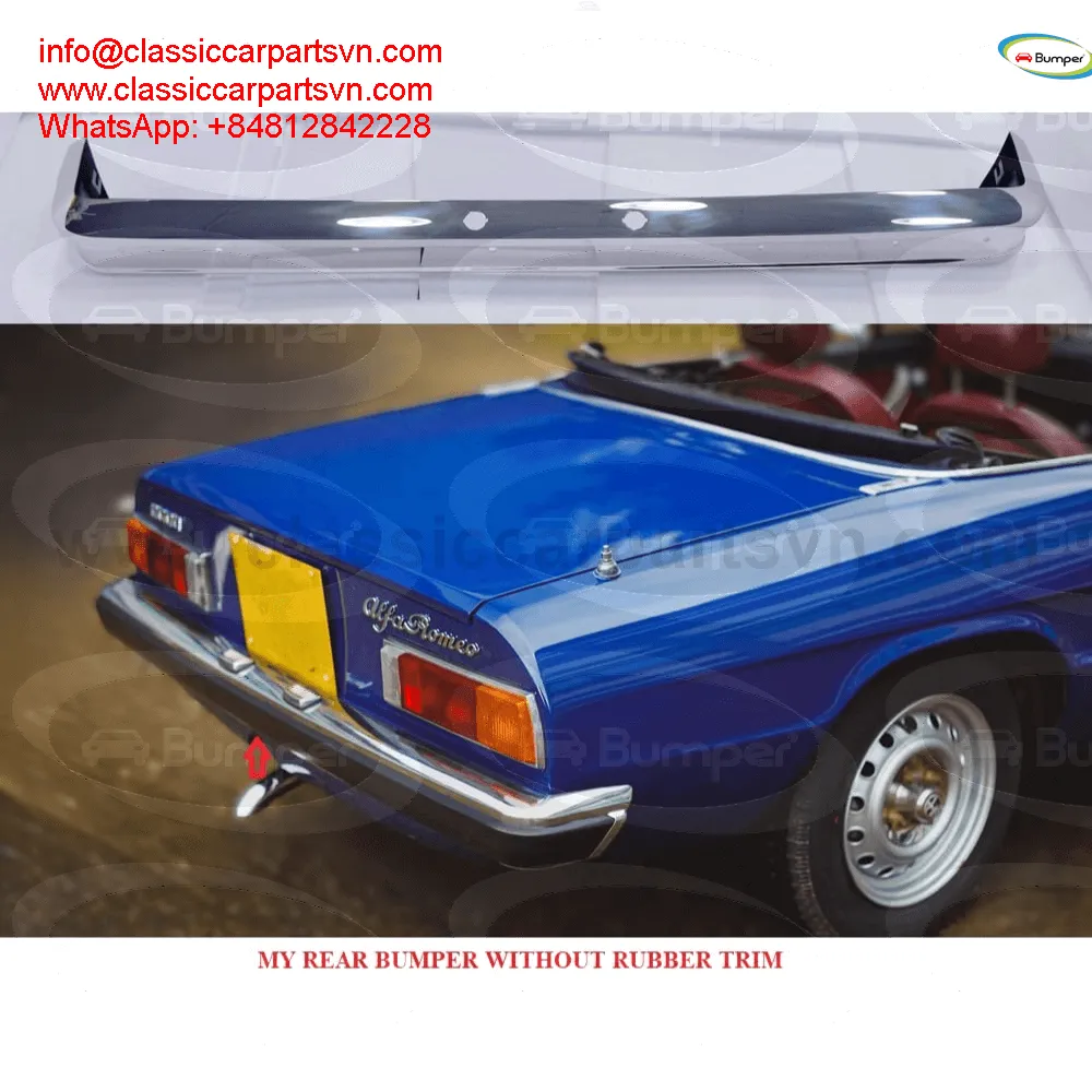 Alfa Romeo Spider S2 (1970-1982) Rear Bumper